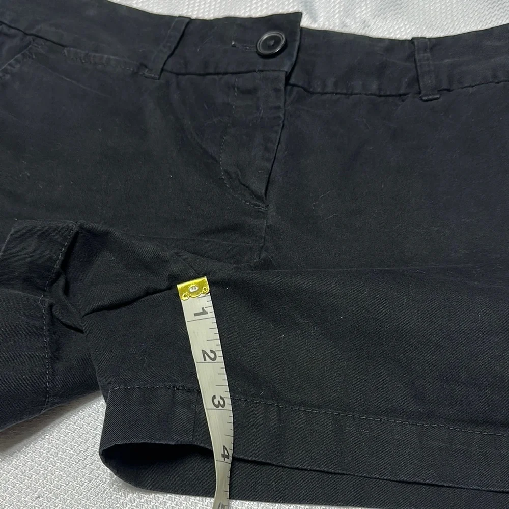 LOFT Black Bermuda Shorts Casual Style